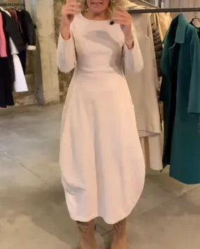 Versatile round neck dress