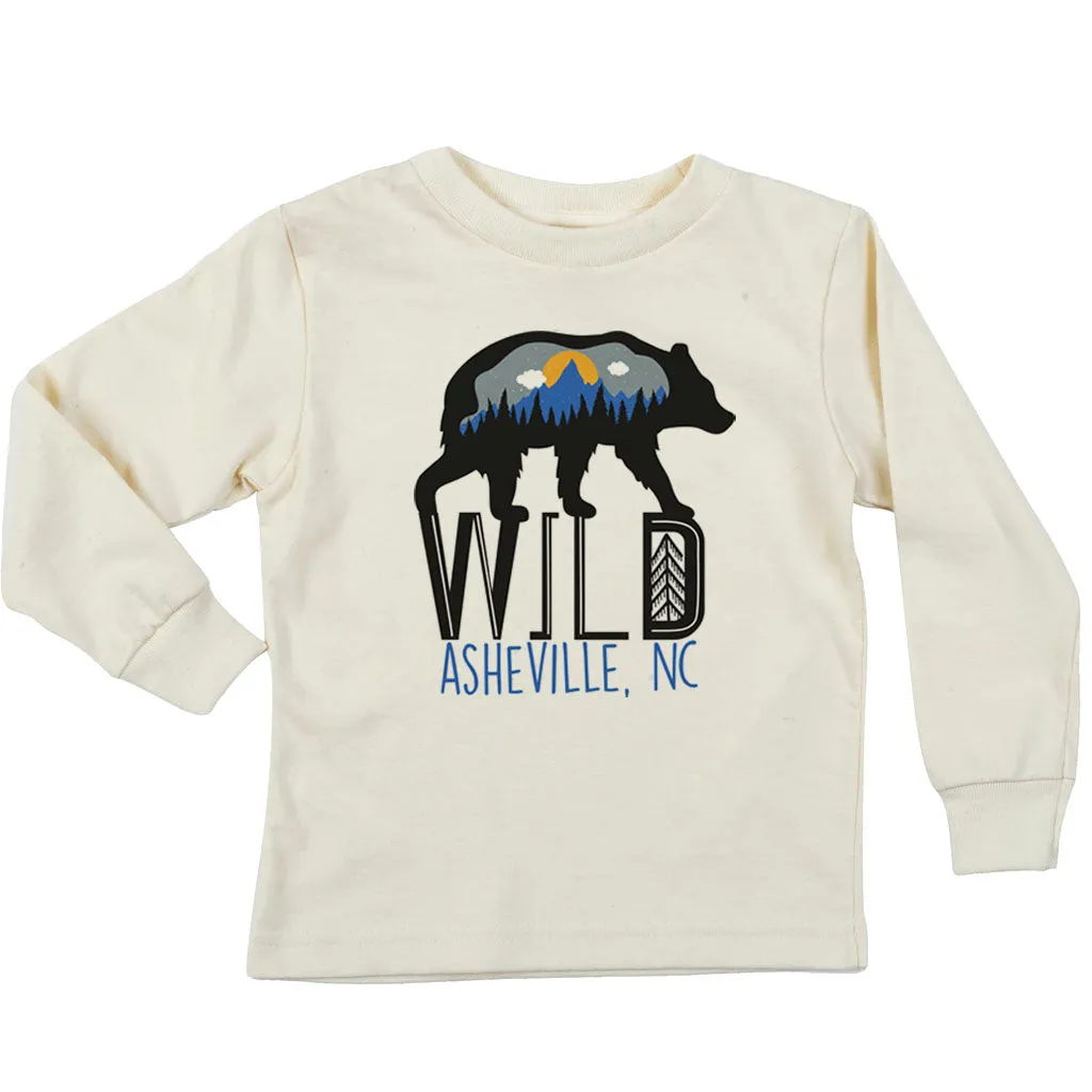 Wild Bear Long Sleeve Graphic Tee