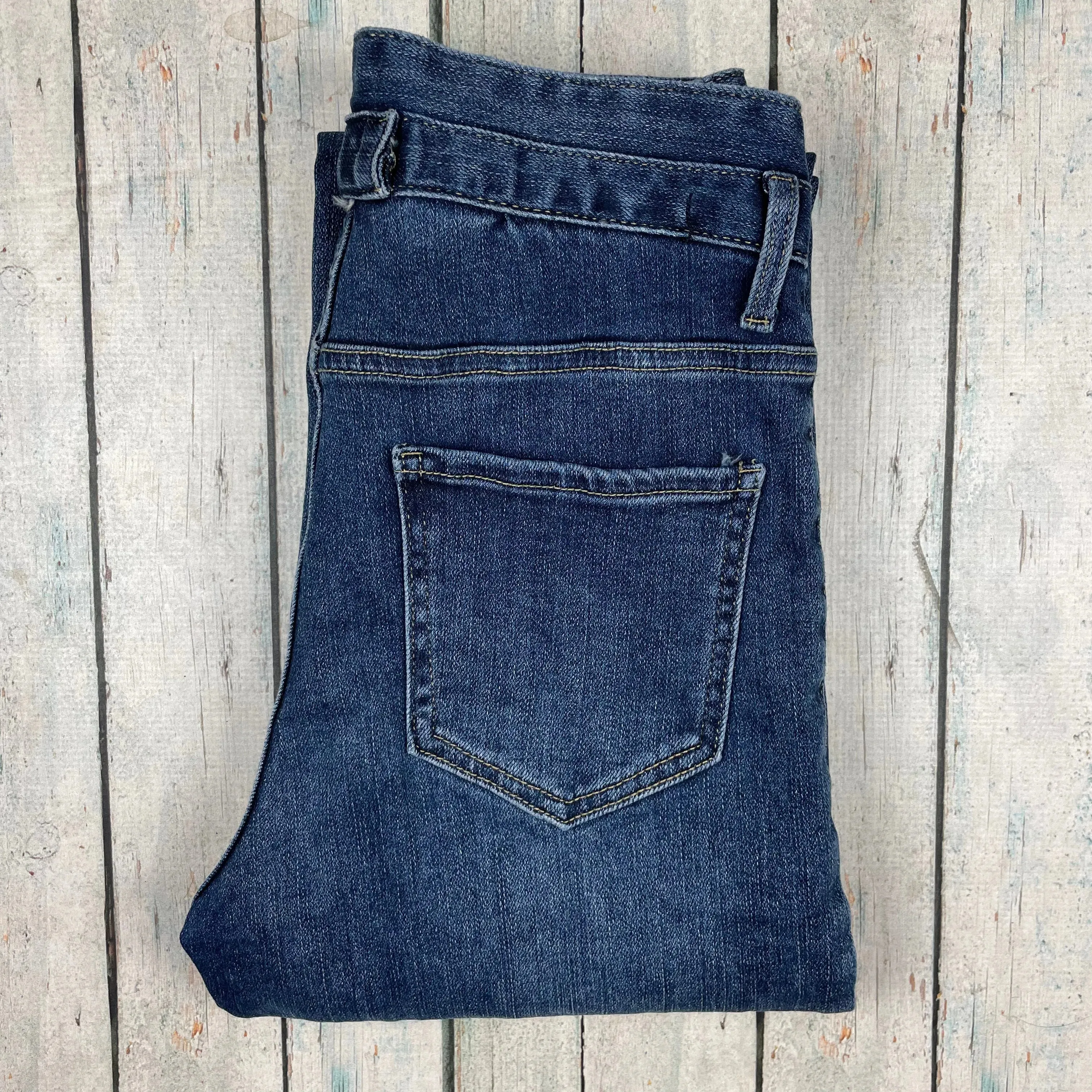 X2 Live Women's Korean Denim High Waist Slim Leg Jeans - Size 27