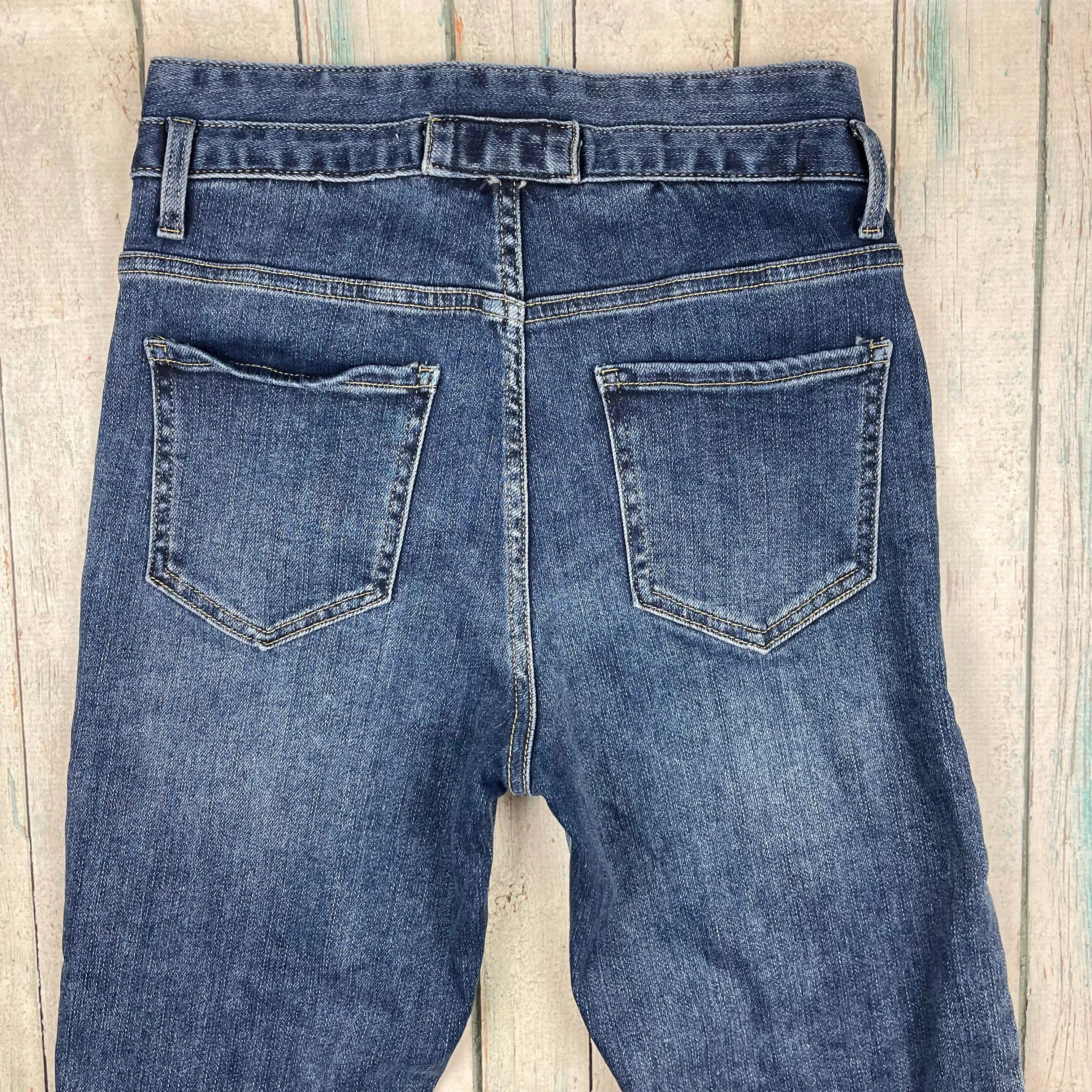 X2 Live Women's Korean Denim High Waist Slim Leg Jeans - Size 27